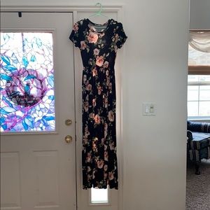 Polyester floral maxi